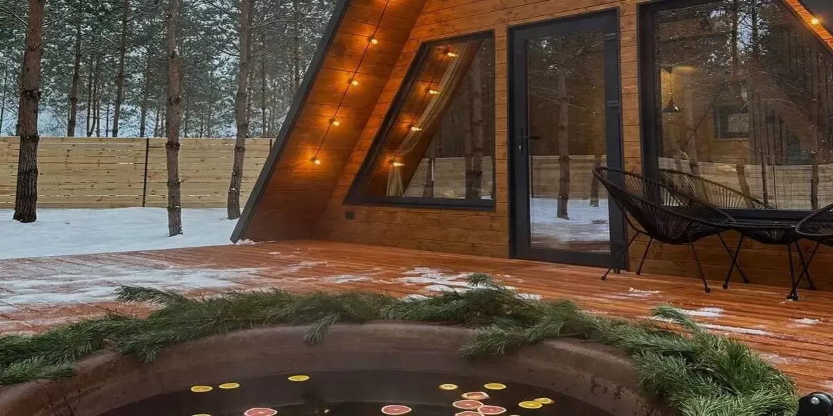 foto 2 Будинок A-Frame з безлімітним чаном