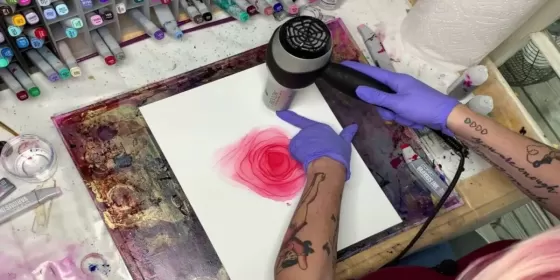 Майстер-клас з живопису спиртовими чорнилами