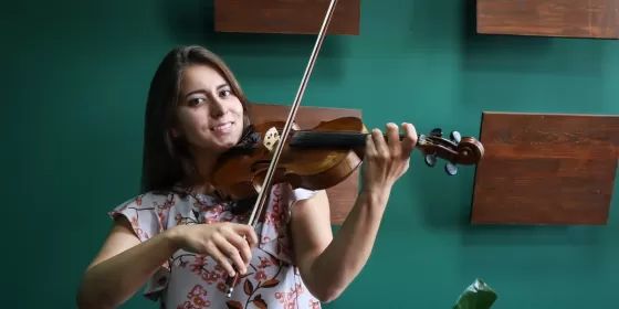 Майстер-клас з гри на скрипці