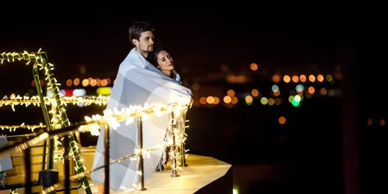 Романтичне побачення на даху